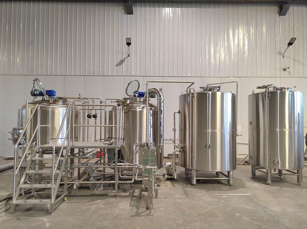 <b>1000L Direct Fire Heated 2-Vessel Brewhouse</b>